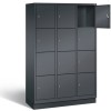 Metal locker with 12 compartments - wide model (Polar)